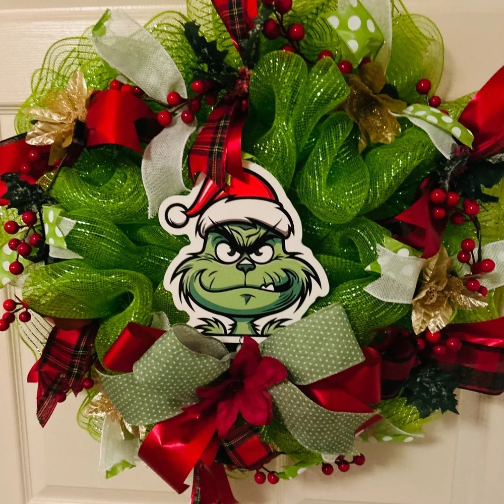 Grinch wreath